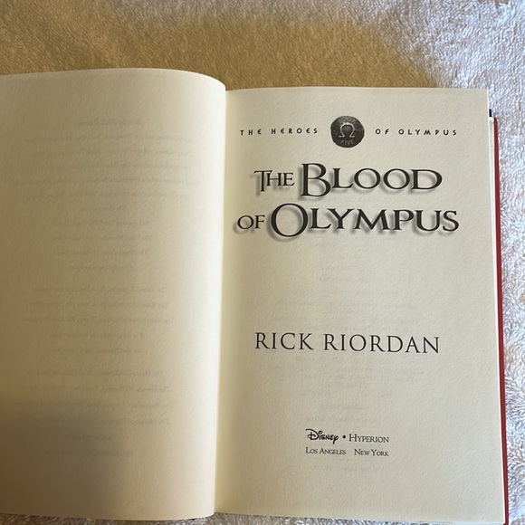 NOT ELIGIBLE FOR BUNDLE DEAL 🎁The Blood of Olympus #5 in the Heroes of Olympus - Picture 8 of 12